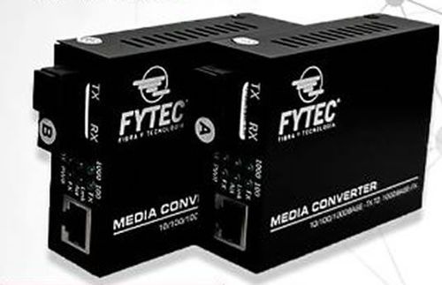 FYTEC - CONVERTIDOR DE MEDIOS WDM A-B + RJ45 20KM 10/100M - 1 HILO - VOLTAJE DE 5 A 12V (PAR)