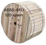 FYTEC PREMIUM ADSS HDPE CABLE 6CORES SPAN 120M ROLLO 4KM G652D