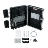 Vista adicional de NAP CTO 16 BOX COMPLETA con splitter  y adaptadores SC/UPC 1x8 , IP65