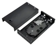 MINI ODF 8 PUERTOS VACIO -- color negro, material metálico, tamaño: 220 x 110 x 40 mm,