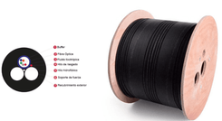 COREX ASU CABLE 12CORES SPAN 120M- ROLLO 4KM G652D – HDPE DIÁMETRO 7.2MM