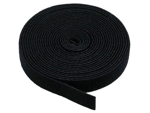 VELCRO 10mm NEGRO, ROLLO 5 METROS
